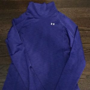 Long sleeve, turtle neck work out shirt